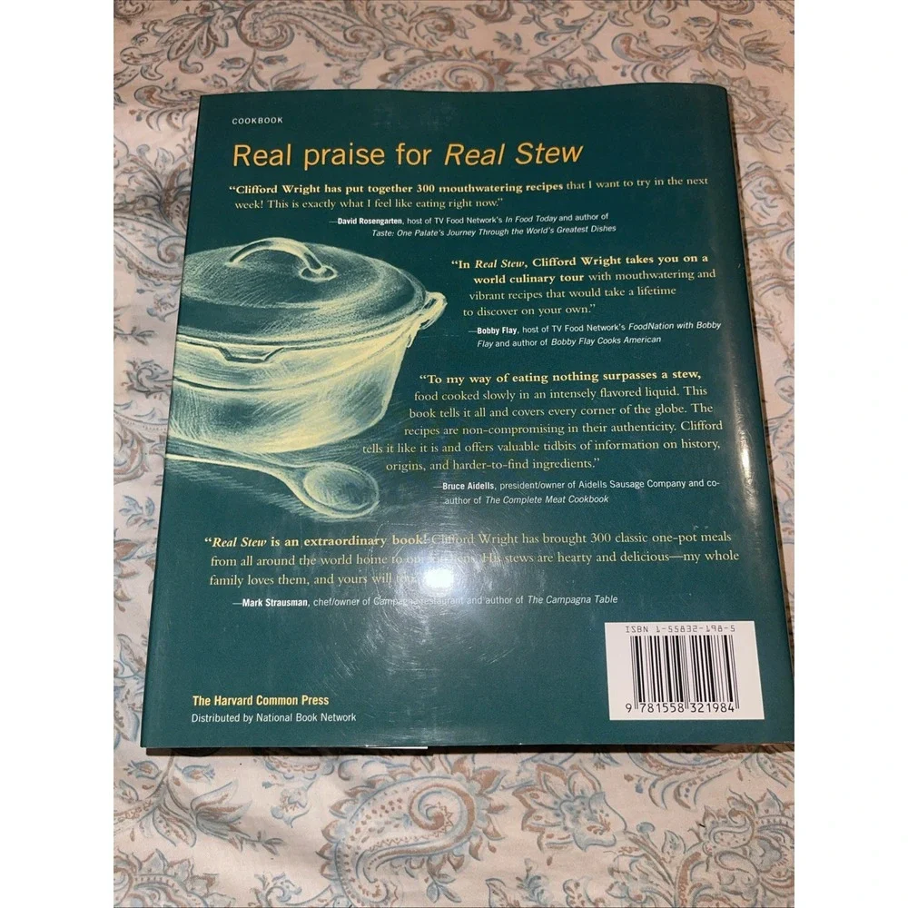 Real Stew: 300 Recipes for Authentic Home Co Hardcover‎ Book Wright 1558321985